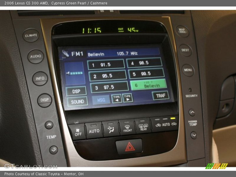 Cypress Green Pearl / Cashmere 2006 Lexus GS 300 AWD