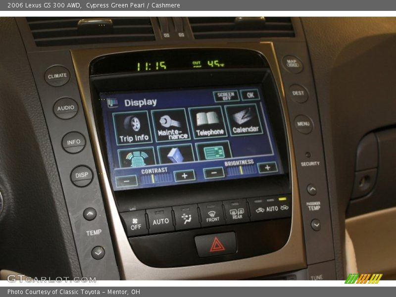 Cypress Green Pearl / Cashmere 2006 Lexus GS 300 AWD