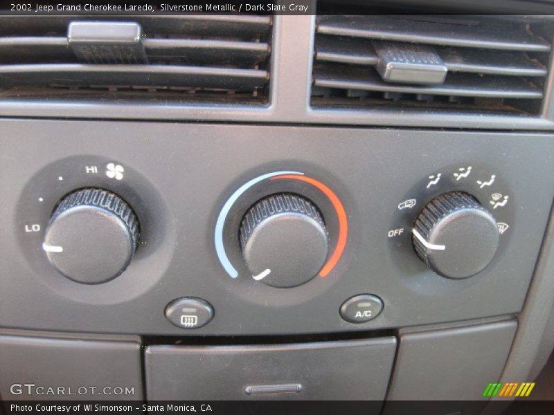 Controls of 2002 Grand Cherokee Laredo