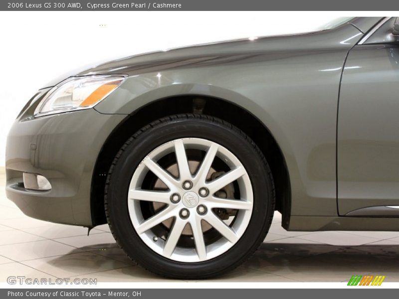 Cypress Green Pearl / Cashmere 2006 Lexus GS 300 AWD