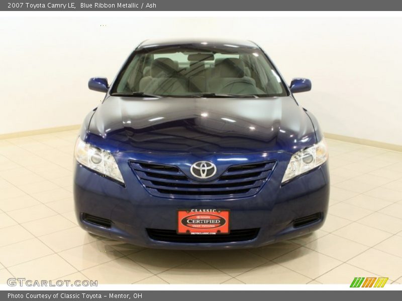 Blue Ribbon Metallic / Ash 2007 Toyota Camry LE