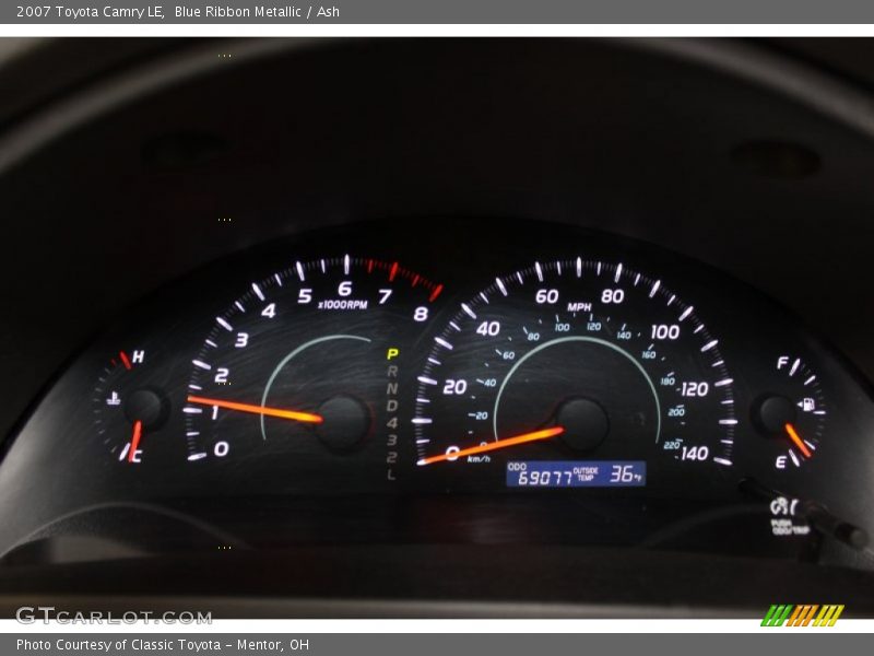 Blue Ribbon Metallic / Ash 2007 Toyota Camry LE