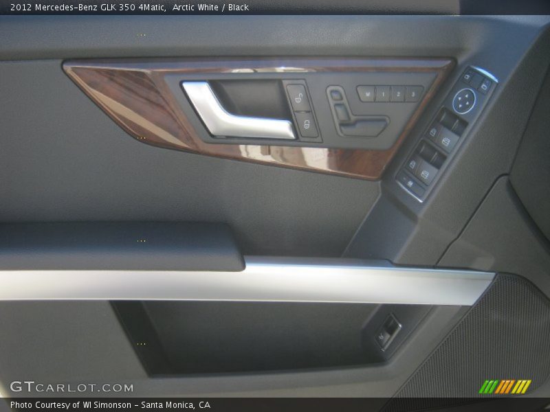 Arctic White / Black 2012 Mercedes-Benz GLK 350 4Matic