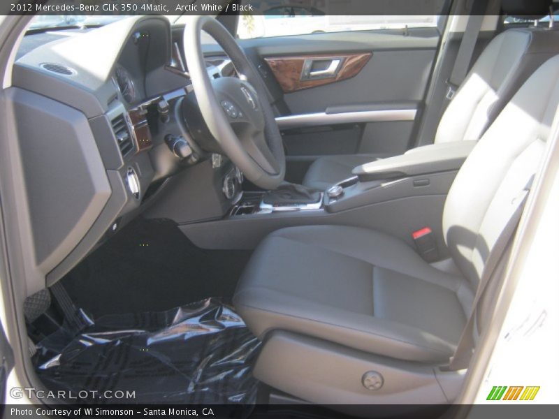 Arctic White / Black 2012 Mercedes-Benz GLK 350 4Matic