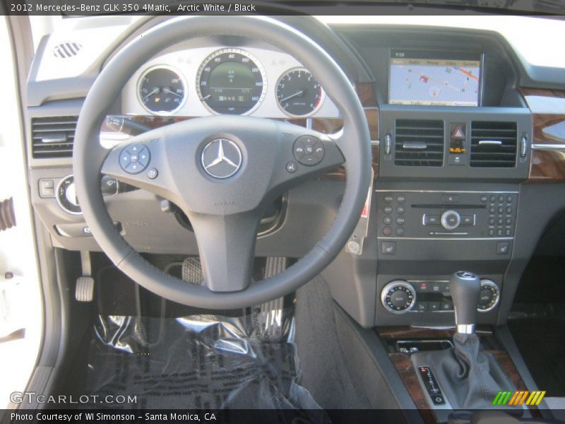 Arctic White / Black 2012 Mercedes-Benz GLK 350 4Matic