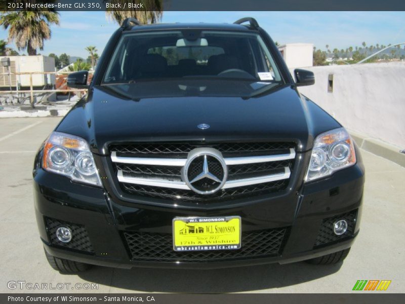 Black / Black 2012 Mercedes-Benz GLK 350
