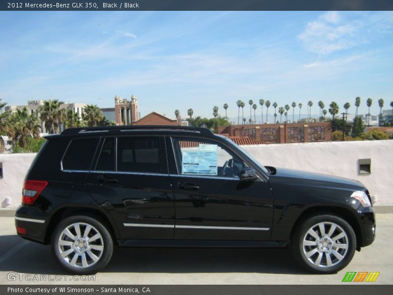 Black / Black 2012 Mercedes-Benz GLK 350