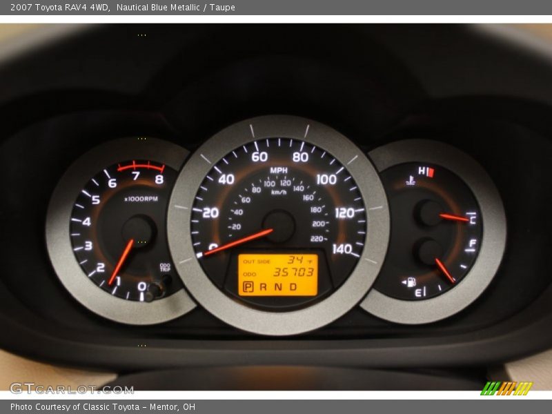 Nautical Blue Metallic / Taupe 2007 Toyota RAV4 4WD