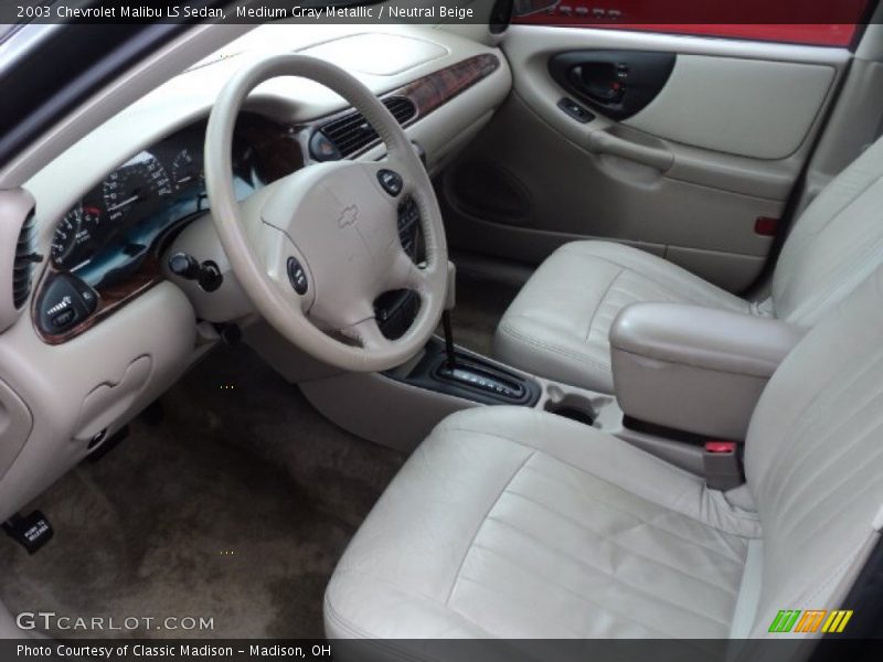 Neutral Beige Interior - 2003 Malibu LS Sedan 