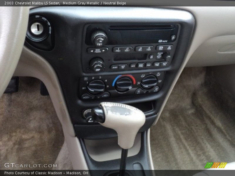 Medium Gray Metallic / Neutral Beige 2003 Chevrolet Malibu LS Sedan
