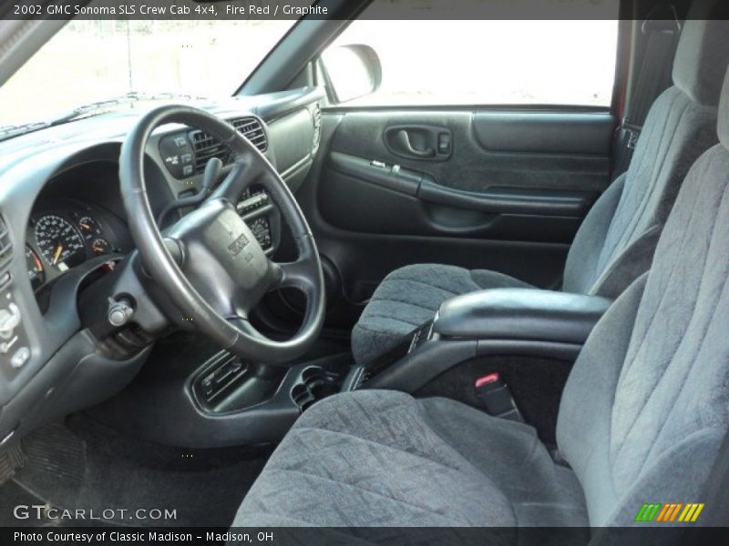 Fire Red / Graphite 2002 GMC Sonoma SLS Crew Cab 4x4