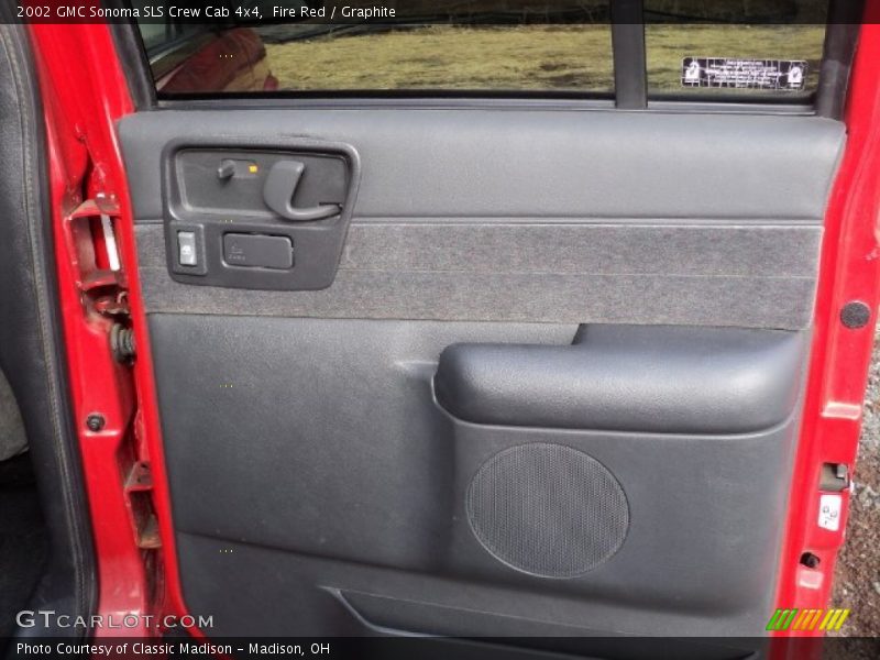 Fire Red / Graphite 2002 GMC Sonoma SLS Crew Cab 4x4