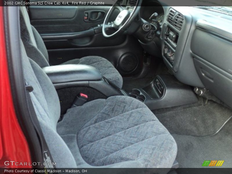 Fire Red / Graphite 2002 GMC Sonoma SLS Crew Cab 4x4