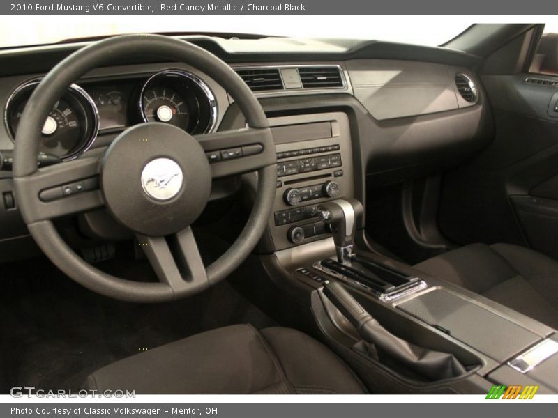 Dashboard of 2010 Mustang V6 Convertible