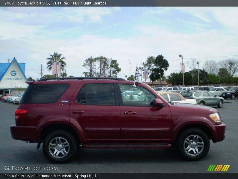 Salsa Red Pearl / Light Charcoal 2007 Toyota Sequoia SR5