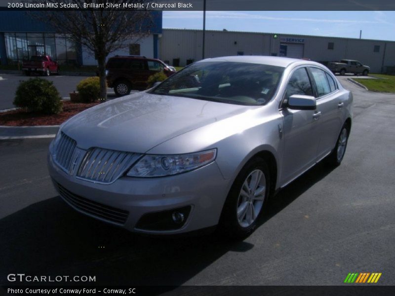 Brilliant Silver Metallic / Charcoal Black 2009 Lincoln MKS Sedan