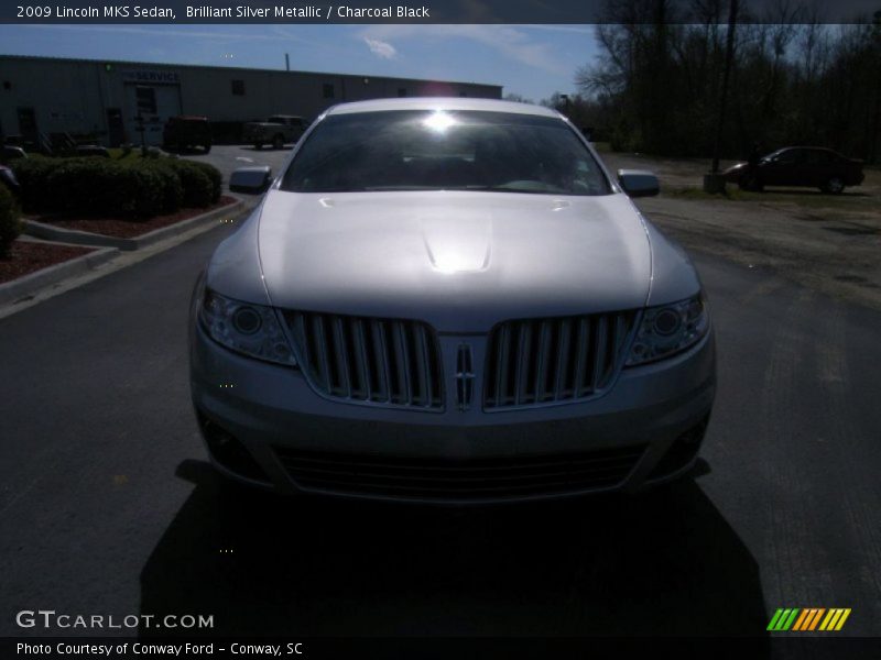 Brilliant Silver Metallic / Charcoal Black 2009 Lincoln MKS Sedan