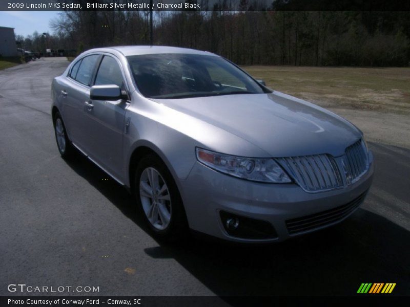 Brilliant Silver Metallic / Charcoal Black 2009 Lincoln MKS Sedan