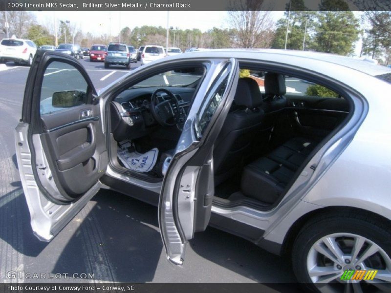 Brilliant Silver Metallic / Charcoal Black 2009 Lincoln MKS Sedan