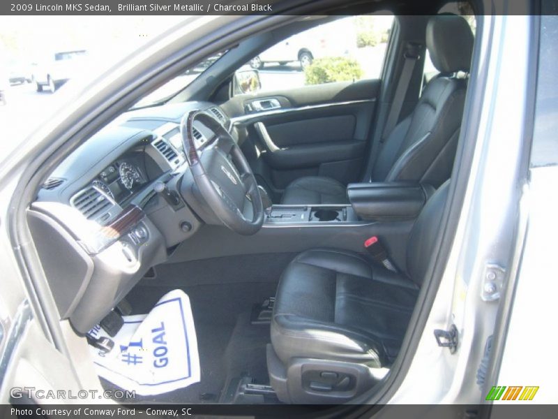 Brilliant Silver Metallic / Charcoal Black 2009 Lincoln MKS Sedan