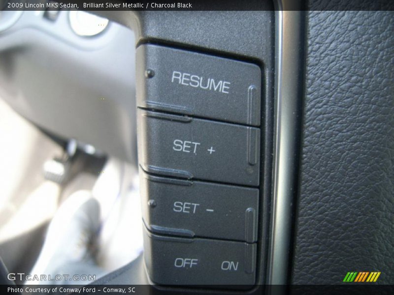 Brilliant Silver Metallic / Charcoal Black 2009 Lincoln MKS Sedan