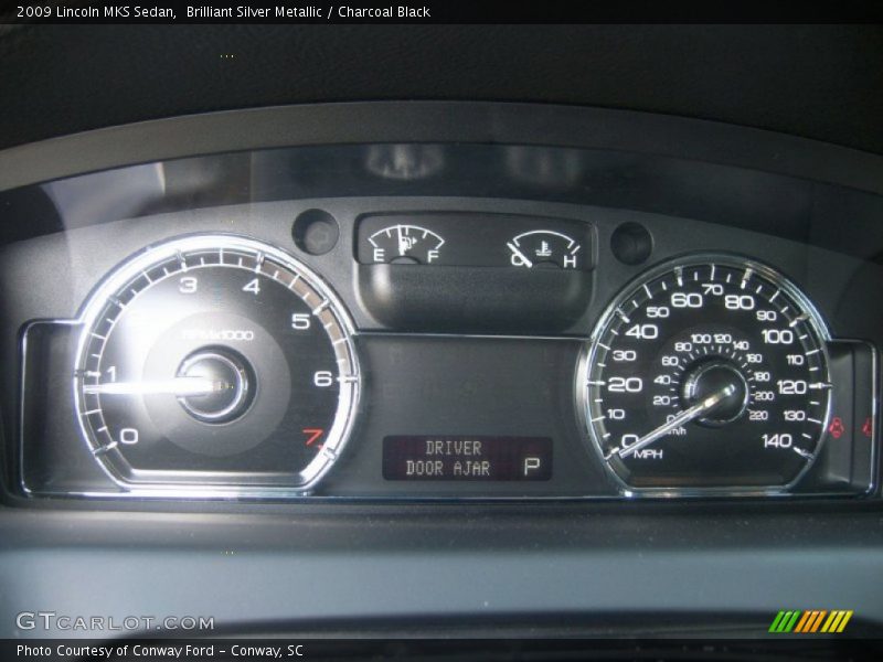 Brilliant Silver Metallic / Charcoal Black 2009 Lincoln MKS Sedan