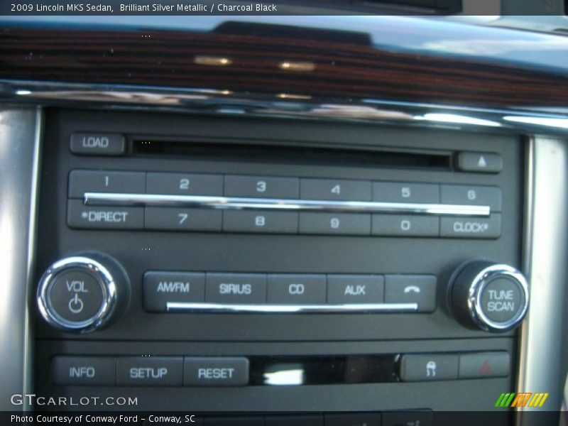 Brilliant Silver Metallic / Charcoal Black 2009 Lincoln MKS Sedan