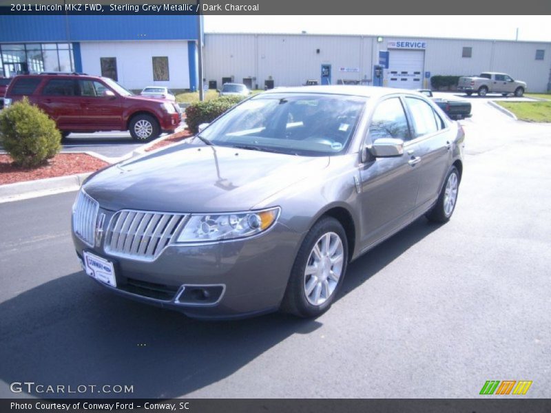 Sterling Grey Metallic / Dark Charcoal 2011 Lincoln MKZ FWD