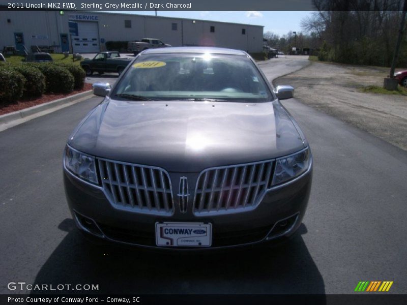 Sterling Grey Metallic / Dark Charcoal 2011 Lincoln MKZ FWD