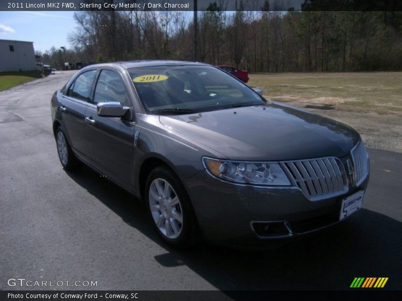 Sterling Grey Metallic / Dark Charcoal 2011 Lincoln MKZ FWD