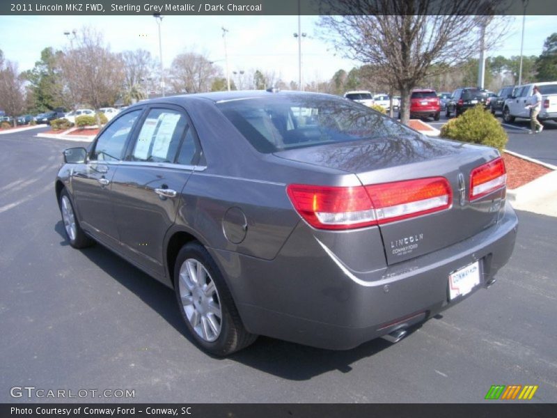 Sterling Grey Metallic / Dark Charcoal 2011 Lincoln MKZ FWD