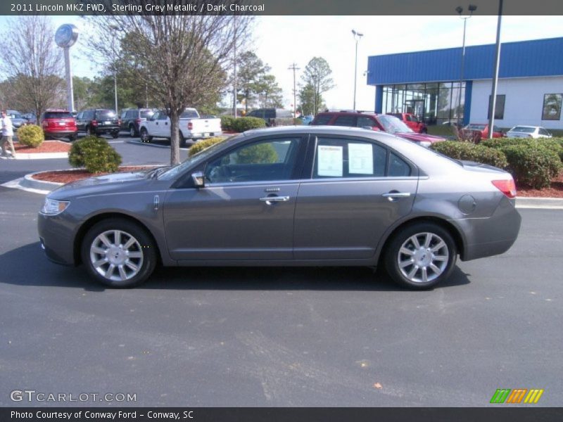 Sterling Grey Metallic / Dark Charcoal 2011 Lincoln MKZ FWD