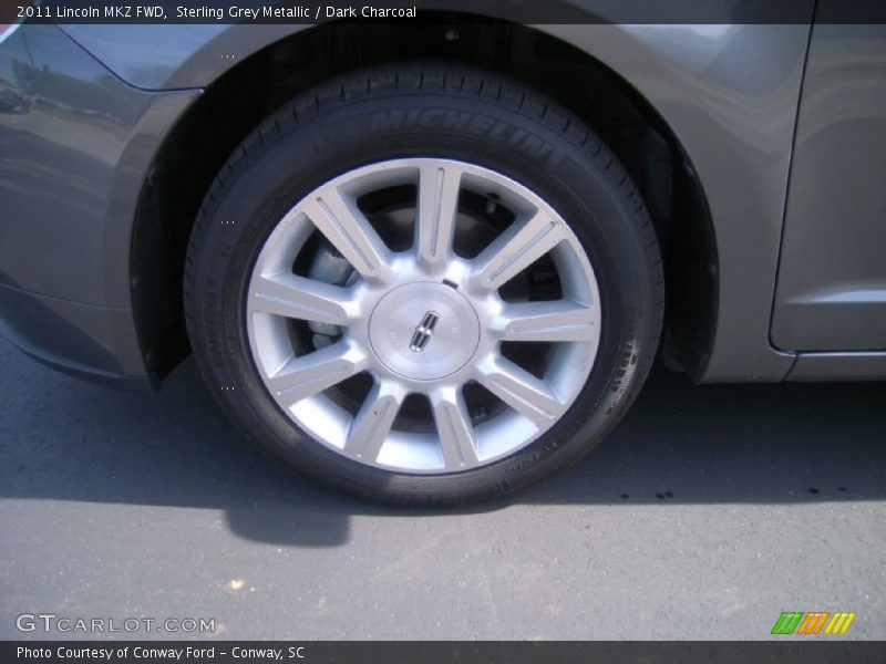 Sterling Grey Metallic / Dark Charcoal 2011 Lincoln MKZ FWD