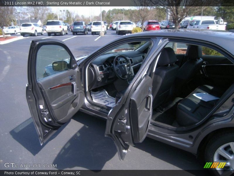 Sterling Grey Metallic / Dark Charcoal 2011 Lincoln MKZ FWD