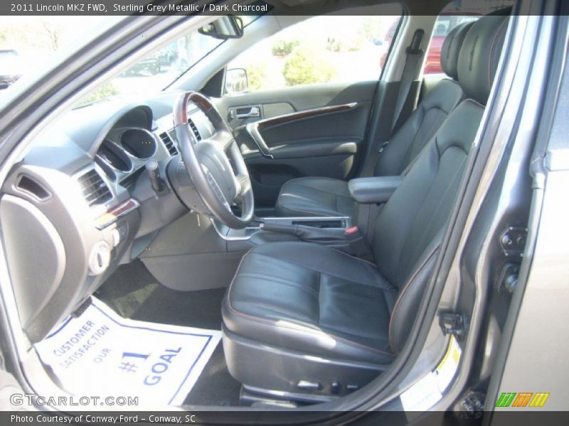 Sterling Grey Metallic / Dark Charcoal 2011 Lincoln MKZ FWD