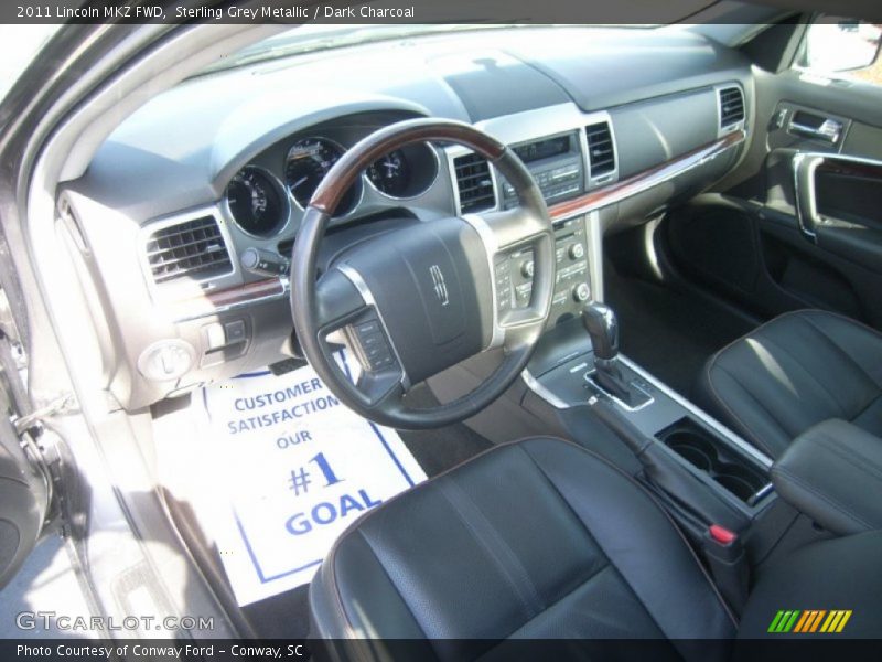 Sterling Grey Metallic / Dark Charcoal 2011 Lincoln MKZ FWD