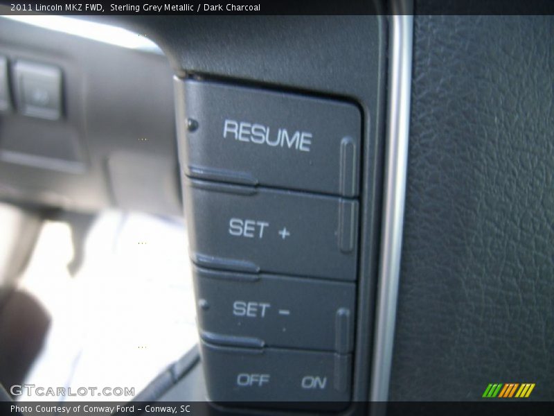 Sterling Grey Metallic / Dark Charcoal 2011 Lincoln MKZ FWD