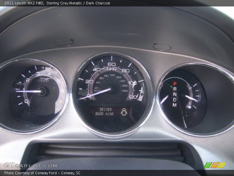 Sterling Grey Metallic / Dark Charcoal 2011 Lincoln MKZ FWD