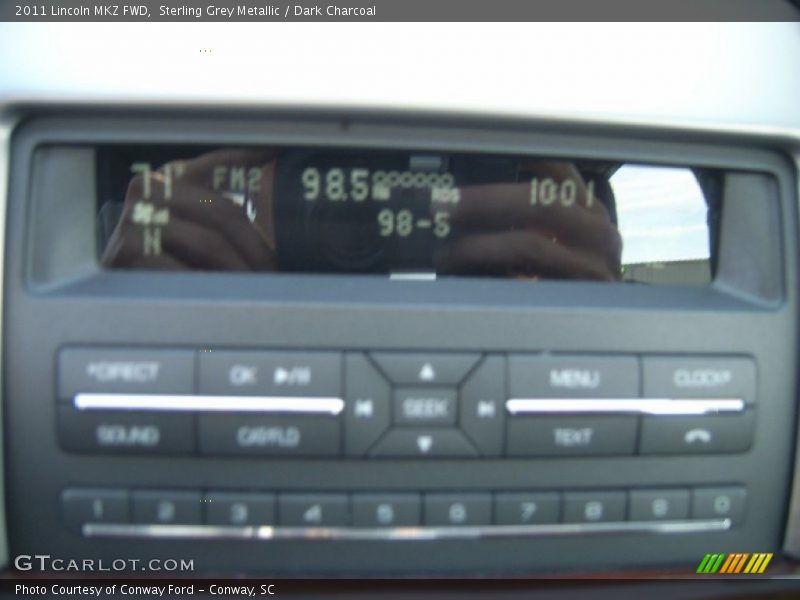 Sterling Grey Metallic / Dark Charcoal 2011 Lincoln MKZ FWD