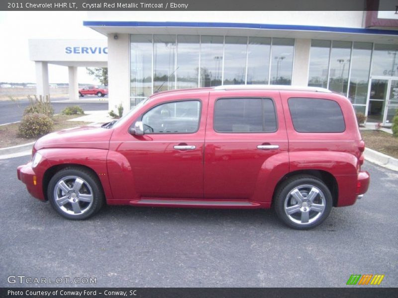 Crystal Red Metallic Tintcoat / Ebony 2011 Chevrolet HHR LT