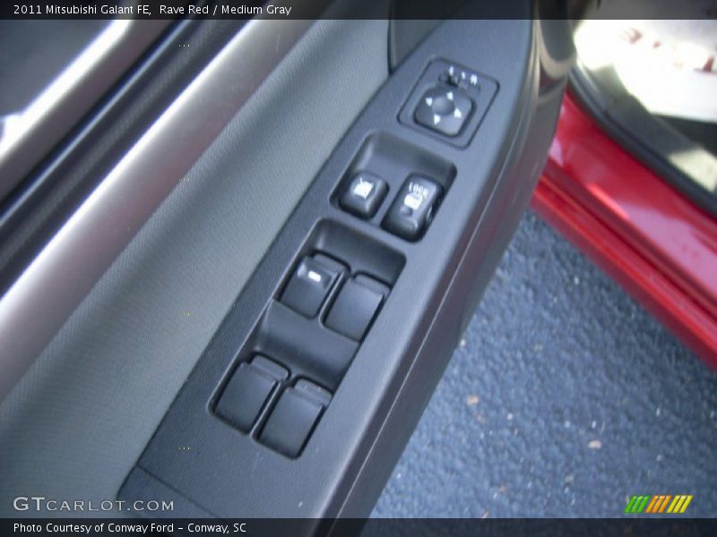 Rave Red / Medium Gray 2011 Mitsubishi Galant FE