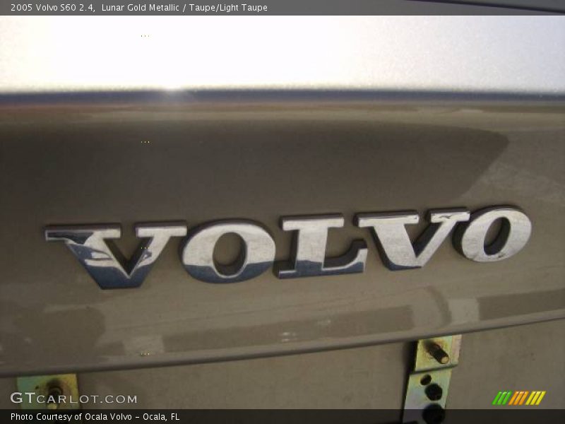 Lunar Gold Metallic / Taupe/Light Taupe 2005 Volvo S60 2.4