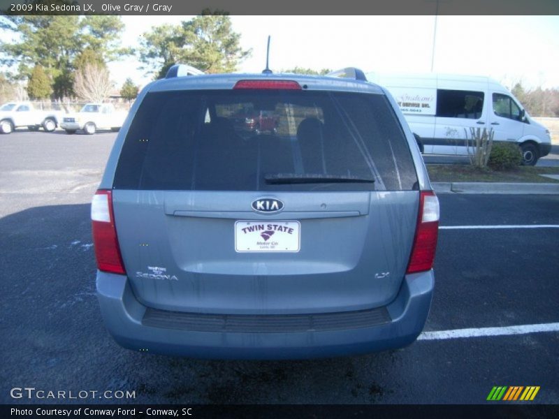 Olive Gray / Gray 2009 Kia Sedona LX