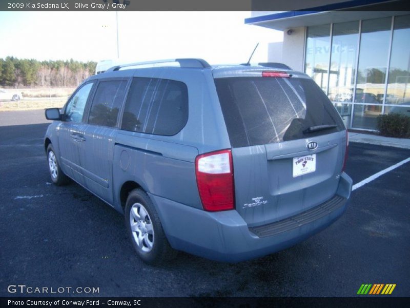 Olive Gray / Gray 2009 Kia Sedona LX