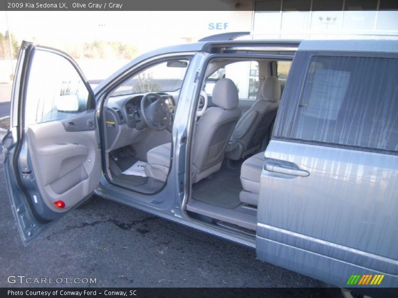 Olive Gray / Gray 2009 Kia Sedona LX