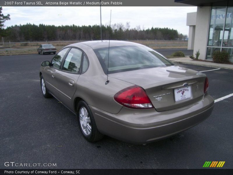 Arizona Beige Metallic / Medium/Dark Pebble 2007 Ford Taurus SEL