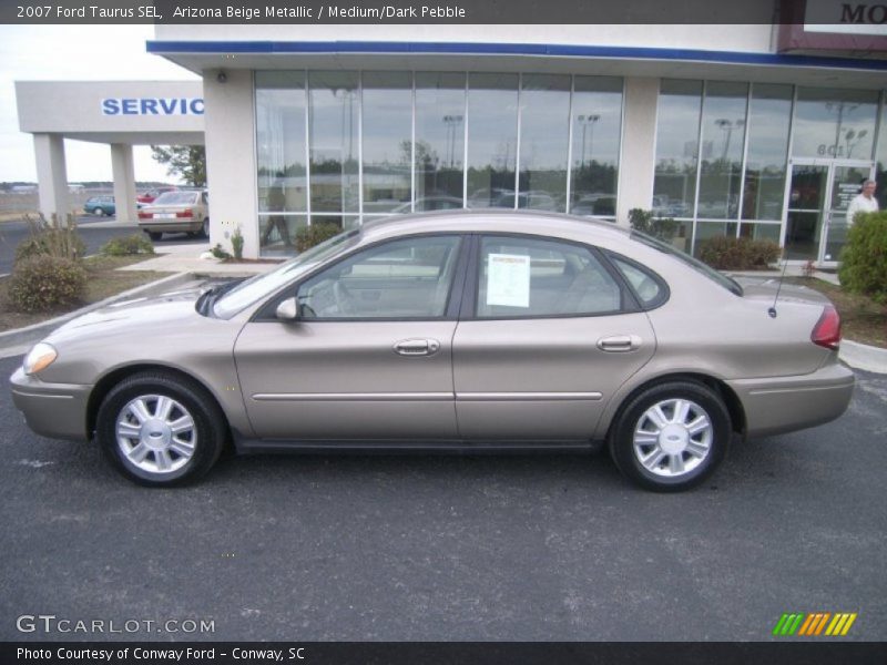 Arizona Beige Metallic / Medium/Dark Pebble 2007 Ford Taurus SEL
