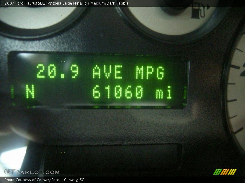 Arizona Beige Metallic / Medium/Dark Pebble 2007 Ford Taurus SEL
