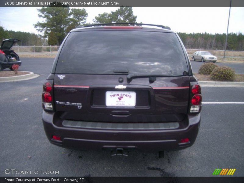 Dark Cherry Metallic / Light Gray 2008 Chevrolet TrailBlazer LT
