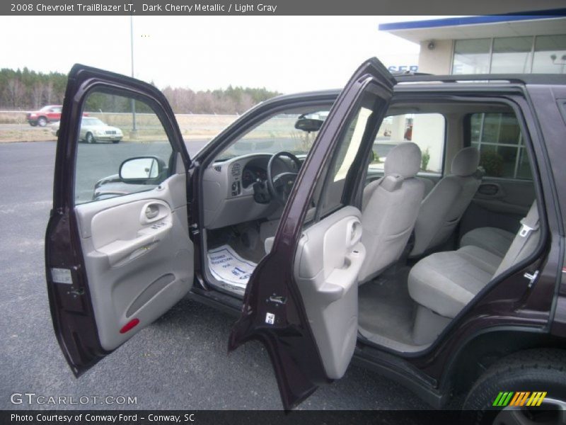 Dark Cherry Metallic / Light Gray 2008 Chevrolet TrailBlazer LT